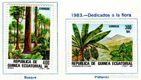 Selos: Guinea Ecuatorial. Flora Autóctona 1983. YT194/195. S completa, Nuevos